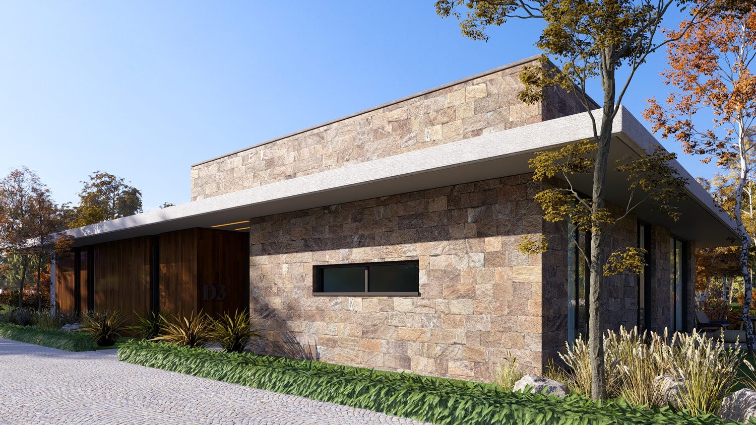 Villa terasında havuz ve oturma alanı